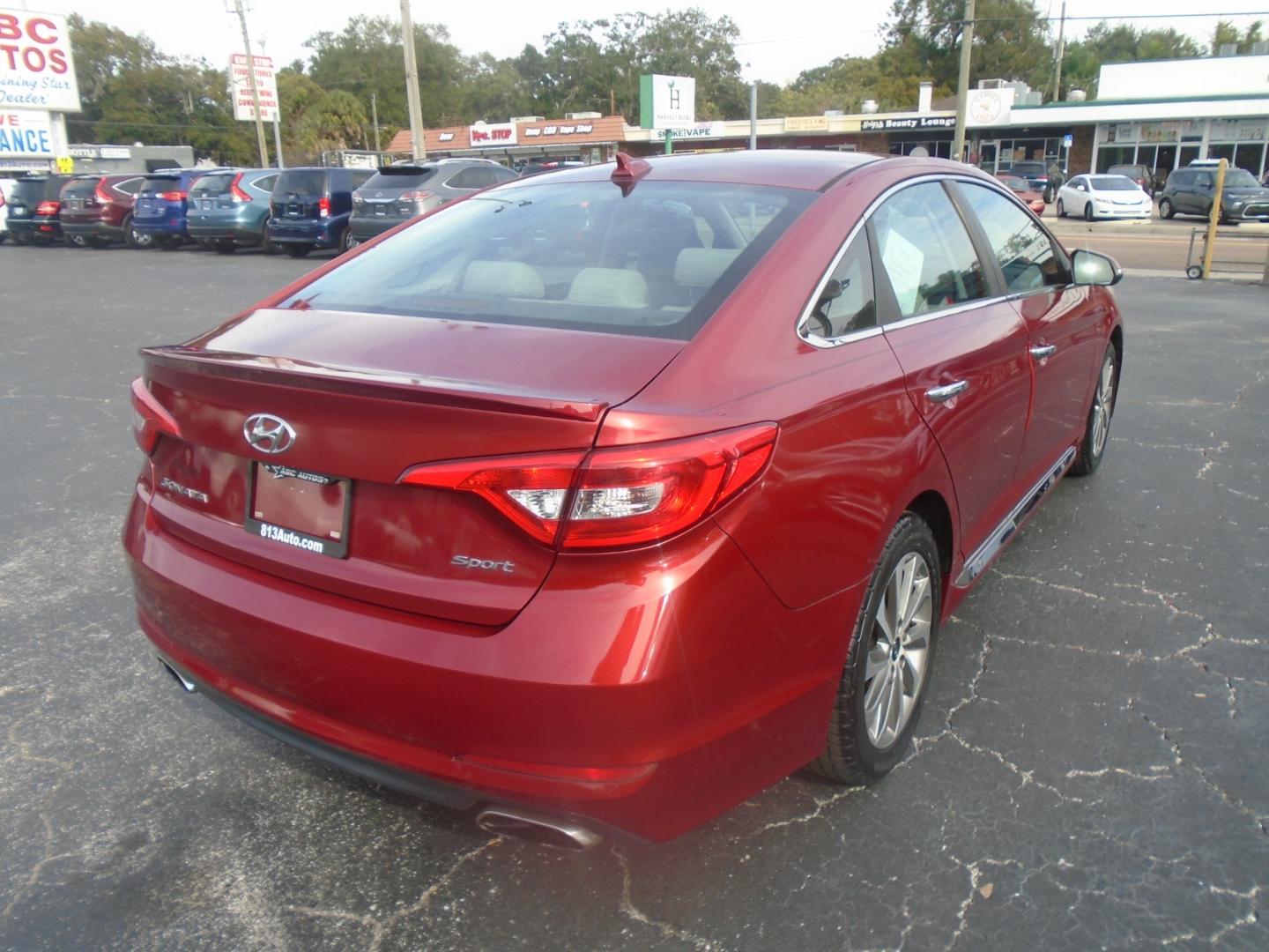 2015 Hyundai Sonata (5NPE34AF6FH) with an 2.4L L4 DOHC 16V engine, 6-Speed Automatic transmission, located at 6112 N Florida Avenue, Tampa, FL, 33604, (888) 521-5131, 27.954929, -82.459534 - Photo#3